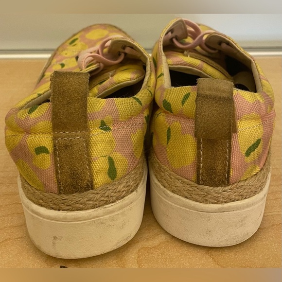 Spenco Orthotic Bokeh Lemon Blush Slip On Sneakers Size 8.5 - Picture 4 of 8